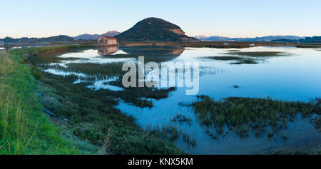 Molino de Cerroja - Moulin de Escalante, l'année 1047. Escalante. Marismas de Santoña, Noja y Joyel, Gascogne, Cantabria, Spain, Europe Banque D'Images