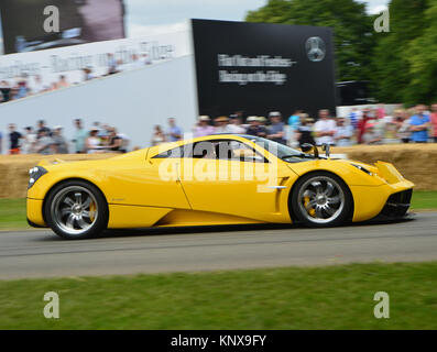 Pagani Huayra, Goodwood FoS 2015, 2015, Classic, animation, intrépide, Festival of Speed, Flat Out, FoS, Goodwood, Goodwood FoS 2015 MMS, Goodwood Banque D'Images