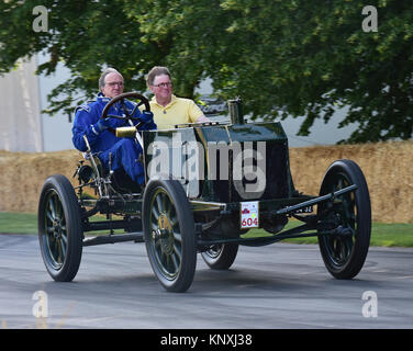 Evert Louwman, Napier Gordon Bennett, 80hp, 1903, Goodwood FoS 2015, 2015, Classic, Classic cars, animation, intrépide, Festival of Speed, Flat Out Banque D'Images