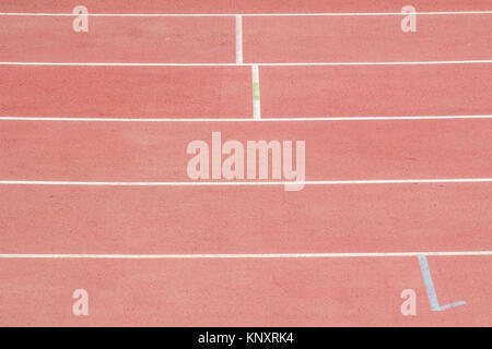 Terrain de sport pour des compétitions d'athlétisme. Banque D'Images