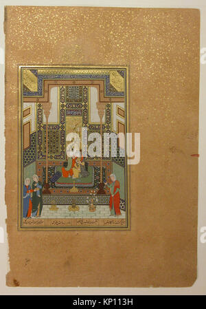 Mariage de Khusro et Shirin , Folio 104 d'une Khamsa (Quintet) de Nizami rencontré sf13-228-7-6 Mariage de Khusro et Shirin , Folio 104 d'une Khamsa (Quintet) de Nizami rencontré sf13-228-7-6 /446602 Banque D'Images