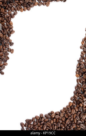 Les grains de café torréfié Banque D'Images