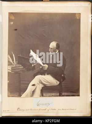 -Lord Canning, vice-roi et gouverneur général de l'Inde, de mars 1856 à mars 1862- RENCONTRÉ DP146070 287591 Banque D'Images