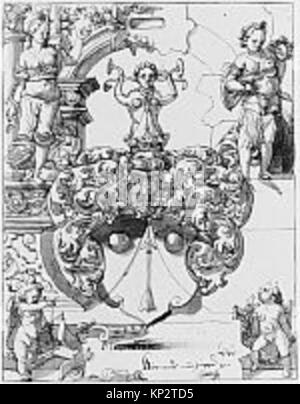 Une conception détaillée pour vitraux représentant des motifs décoratifs et la composition géométrique destinés à l'installation architecturale. Banque D'Images