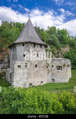 Ainsi appelé Polish Gate one la vieille ville de Kiev Oblast Khmelnytskyi dans ville de l'ouest de l'Ukraine Banque D'Images