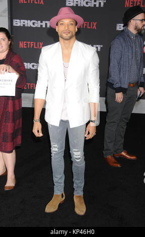 Los Angeles, Californie, USA. 13 Décembre, 2017. 13 décembre 2017 - Los Angeles, Californie USA - CLEO ANTHONY au ''Bright'' Premiere tenue au Regency Village Theatre, Westwood, CA. Crédit : Paul Fenton/ZUMA/Alamy Fil Live News Banque D'Images