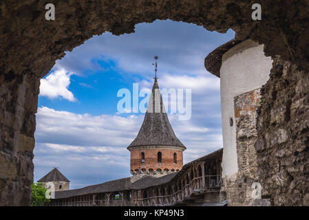 Château à Kamianets-Podilskyi Khmelnytskyi dans ville de l'Oblast de l'ouest de l'Ukraine Banque D'Images