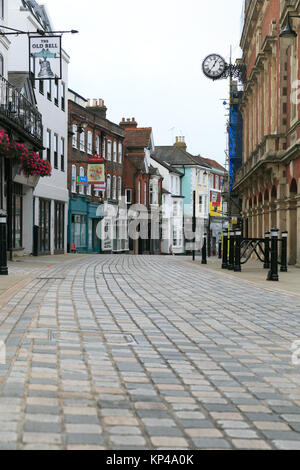 Vieille ville de Hemel Hempstead high street Banque D'Images