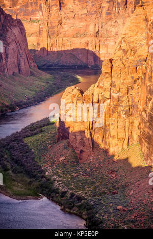 Colorado viver circulant dans grand canyon Banque D'Images