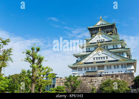 Le Château d'Osaka au Japon Banque D'Images