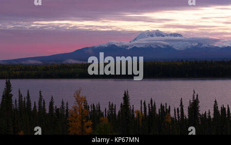 Willow Lake Southeast Alaska Wrangell St Elias National Park Banque D'Images