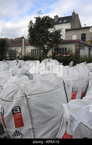 Amiante - réduction Banque D'Images