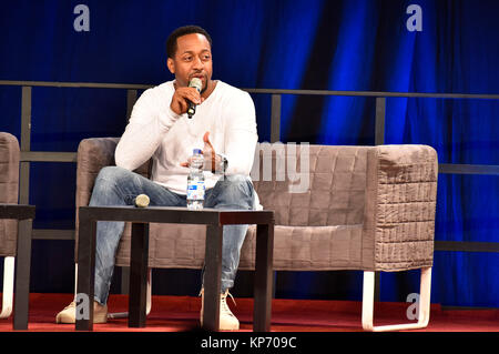 Jaleel White assiste à la Comic Con 2017 à Dortmund Westfalenhallen l le 10 décembre 2017 à Dortmund, en Allemagne. Banque D'Images