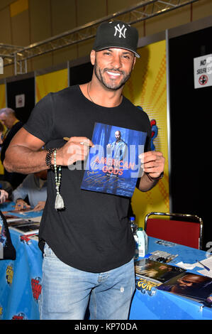 Ricky Whittle assiste à la Comic Con 2017 à Dortmund Westfalenhallen l le 9 décembre 2017 à Dortmund, en Allemagne. Banque D'Images