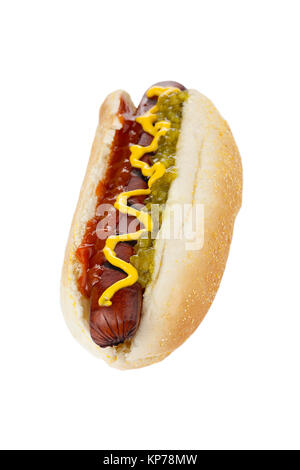 Sandwich Hot-dog Banque D'Images