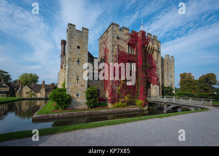 Le château de Hever près de Saint-hippolyte, siège de la famille Boleyn, Kent, Royaume-Uni Banque D'Images