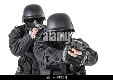 SWAT agents Spec Ops Banque D'Images