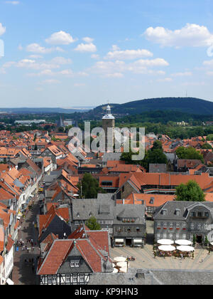 Vue sur Goslar de la vieille ville Banque D'Images