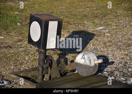 Aschach an der steyr,steyrtalbahn,chemin de fer à voie étroite,gare,signer,soft,table,switchman Banque D'Images