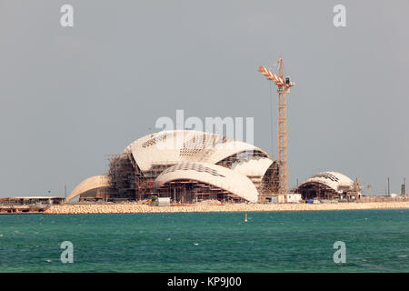 Nouvelle Mosquée Construction à Doha, Qatar Banque D'Images