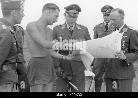 Le général allemand croix croix allemande titulaire titulaire Wehrmacht Luftwaffe Waffen-SS Banque D'Images