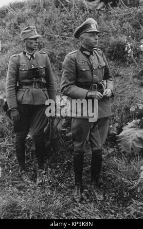 Le général allemand croix croix allemande titulaire titulaire Wehrmacht Luftwaffe Waffen-SS Banque D'Images