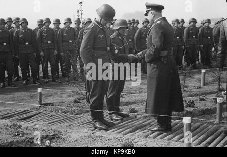 Le général allemand croix croix allemande titulaire titulaire Wehrmacht Luftwaffe Waffen-SS Banque D'Images