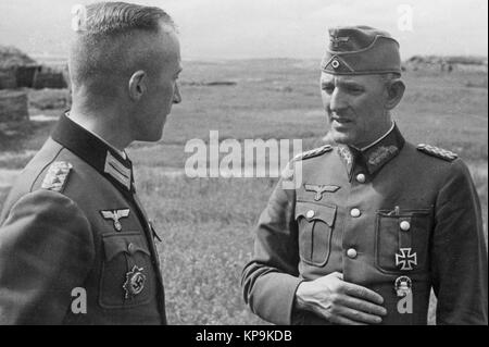 Le général allemand croix croix allemande titulaire titulaire Wehrmacht Luftwaffe Waffen-SS Banque D'Images