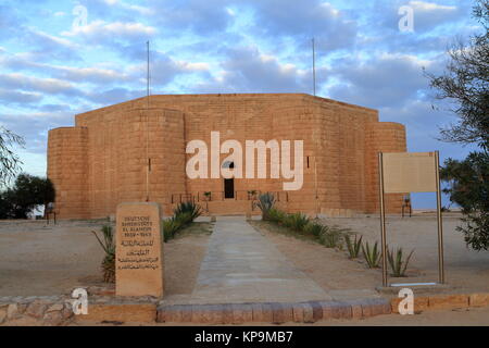 Site de gravité de la guerre allemande El Alamein en Égypte Banque D'Images