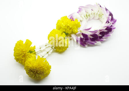 Guirlande floral traditionnel thaï Banque D'Images