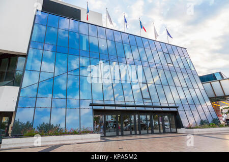 CANNES, FRANCE - 8 septembre 2015, Casino de palais de Film à Cannes. Banque D'Images