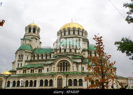 Saint cathédrale Alexandre Nevski, à Sofia, Bulgarie Banque D'Images