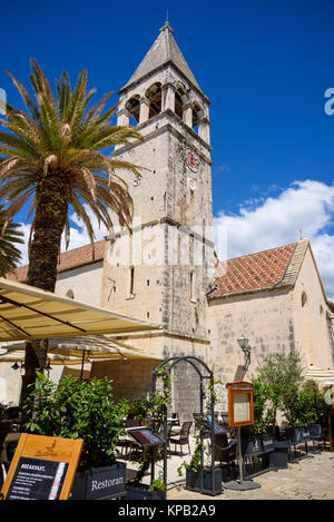 Église de Saint Dominique. La vieille ville de Trogir, Croatie Banque D'Images