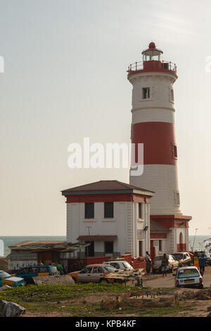 Phare de Jamestown, village de pêcheurs de Jamestown, Accra, Ghana, Afrique de l'Ouest Banque D'Images