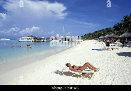 Palm Beach, Aruba, Antilles néerlandaises Banque D'Images