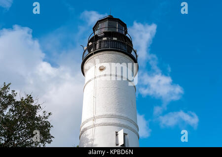 Key West lighthouse tower top, Whitehead St, Key West, Floride Banque D'Images