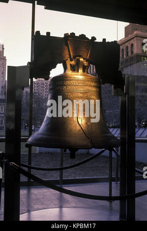 Historique 1989 LIBERTY BELL (©PASS & RANGER 1753) LIBERTY BELL CENTER (©MITCHELL & GIURGOLA 1976) INDEPENDENCE MALL Philadelphia Pennsylvania USA Banque D'Images