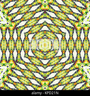 Abstract background transparent géométrique. Rayures diagonales ornementé en jaune, orange et citron vert nuances de pourpre sur beige. Banque D'Images