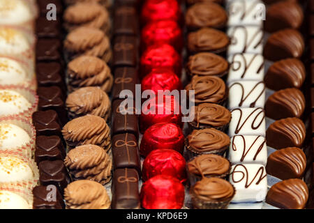 Affichage de chocolat, Bruxelles, Belgique Banque D'Images