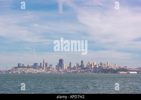 Vues de Sausalito de la ville de San Francisco, Californie Banque D'Images