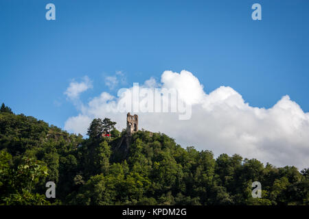 An der mosel - la région de traben-trarbach grevenburg Banque D'Images