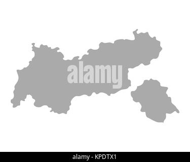 carte de tirol Banque D'Images