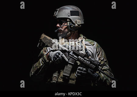 US Army Green Beret Banque D'Images