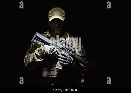 US Army Green Beret Banque D'Images