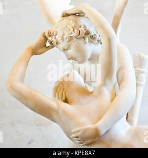 Psyché ranimée par Cupid kiss Banque D'Images