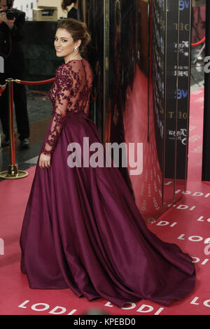MADRID, ESPAGNE - 7 février : Blanca Suarez assiste à la Goya Film Awards au Prince Felipe Centre des congrès de Madrid, le 7 février, 2015 personnes : Blanca Suarez Banque D'Images
