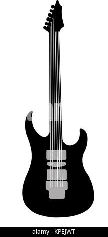 icône de la guitare Banque D'Images