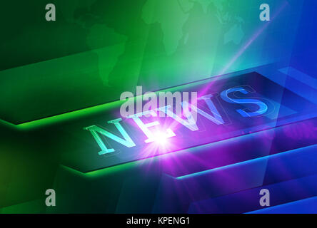 Abstract Background News futuriste Banque D'Images