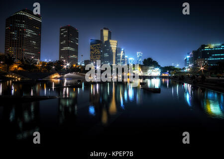 Partie du fleuve Han Yeouido Banque D'Images