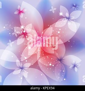 Floral background festive, abstract illustration Illustration de Vecteur